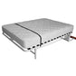 Clearance Murphy bed frame with slatted base, wall-mounted, pulled down