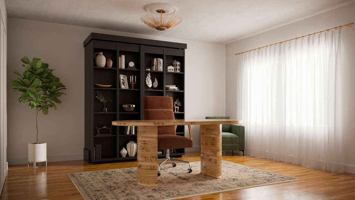 Library Murphy Beds style
