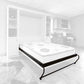 Panel Bed DIY Murphy Bed Frame Kit metal frame and folding leg support
