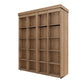IN STOCK Queen Size Boaz BiFold Bookcase Murphy Bed - Monaco Textured Finish