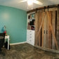 The Next Bed Wall-Mounted Murphy Bed Frame in close barn door style